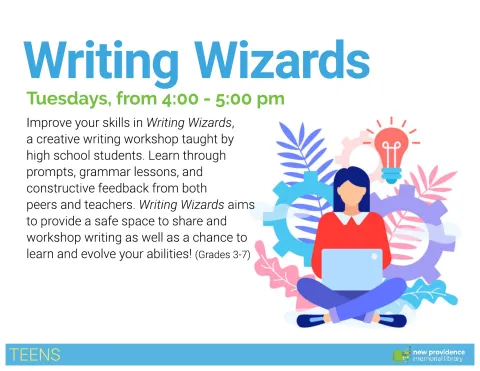 Writing Wizards for students in grades 3-7.
