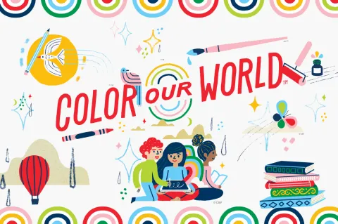 Color Our World, the theme of this year's summer reading challenge