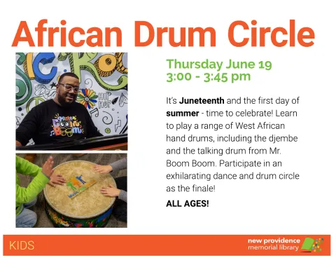 Join us to learn to play special drums.