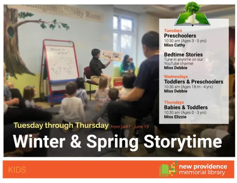Join Miss Elizzie for storytime fun!