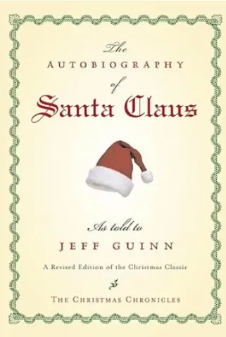 The cover of The Autobiography of Santa Claus has a red and white Santa hat.