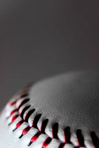 photograph of a baseball