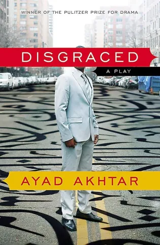 Photograph of the cover of the play Disgraced
