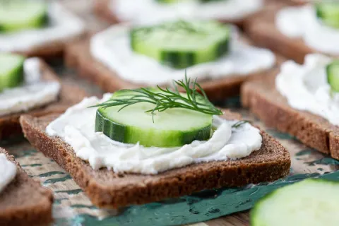 Assemble a no-cook edible creation.