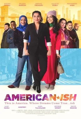 Image of four smiling women and four men on the streets of Queens
