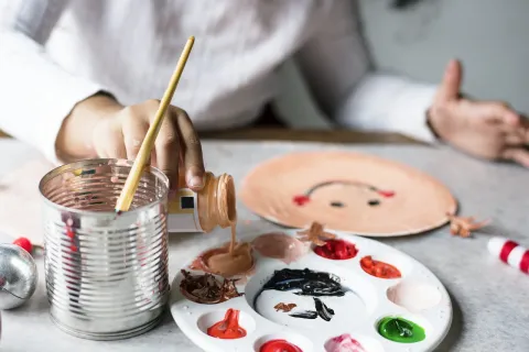 Make a craft each month.