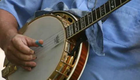 banjo up close
