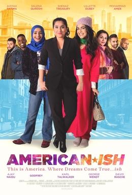 Image of four smiling women and four men on the streets of Queens