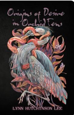 The cover of the book displays a red snake entwined with a blue heron on a black background.