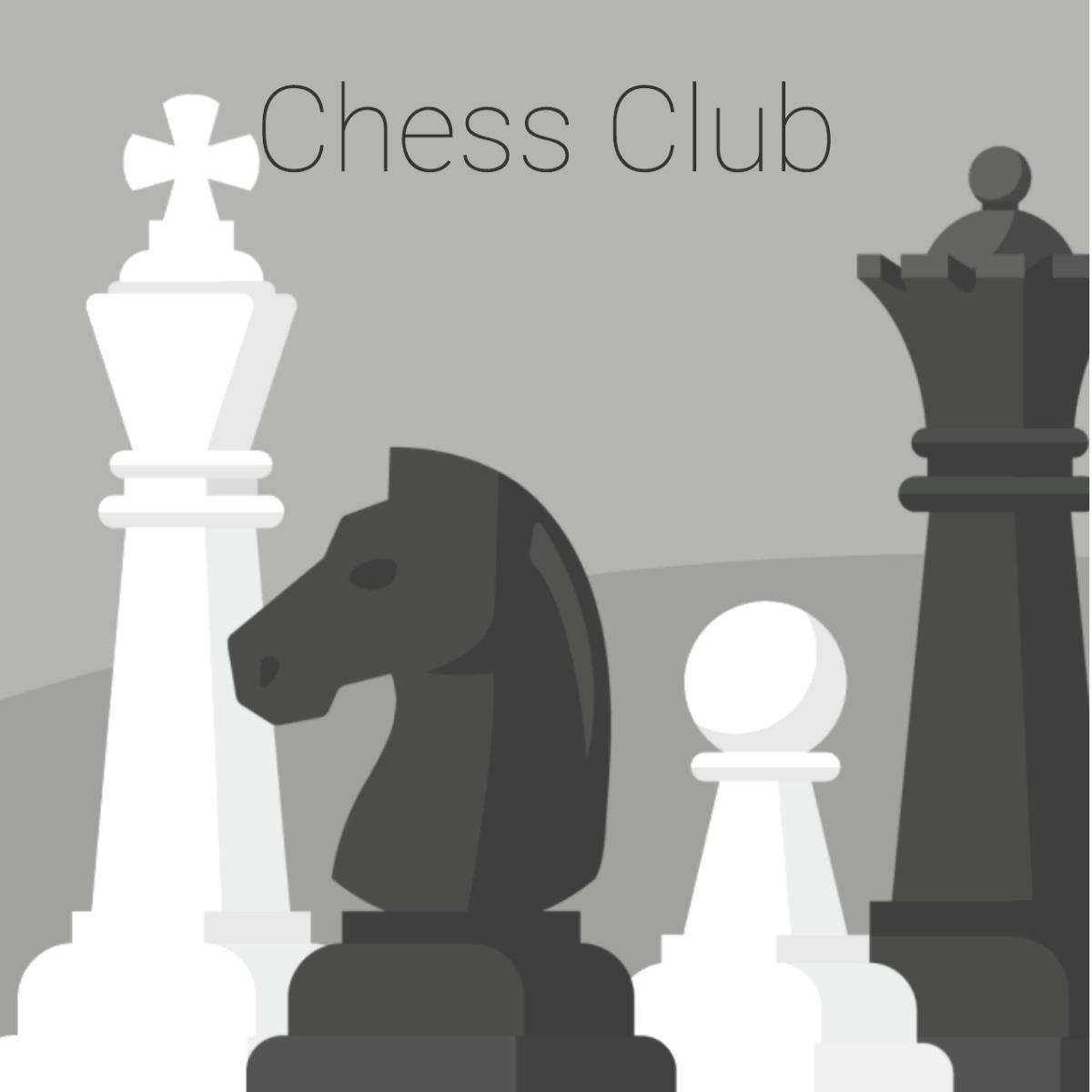 black and white chess pieces
